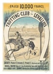 CHEVAUX TROTTING CLUB LEVALLOIS - POSTER HQ 40x60cm d'une AFFICHE VINTAGE