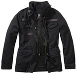 Brandit Women's M65 Giant Jacket Parka, Black, XL