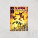 Deadpool & Wolverine Big Slow Motion Action Sequence Giclee Art Print - A2 - Print Only