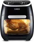 T17038 Xpress 5-In-1 Manual Air Fryer Oven with Rapid Air Circulation, 60-Minute