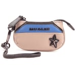 Porte-monnaie Thierry Mugler  Porte-monnaie Femme Charme 12 Taupe/Noir/Bleu