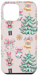 iPhone 12 Pro Max Pink Christmas Nutcracker Winter Xmas Trees Holiday Coquette Case