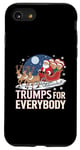 Coque pour iPhone SE (2020) / 7 / 8 Trumps For Everybody Santa Sleigh Christmas Holiday (Les