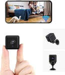 Mini caméra espion cachée WiFi sans fil,Caméra vidéo Full HD 1080p,Vision nocturne,Caméra de surveillance secrète,Enregistreur vidéo compact intérieur/extérieur avec audio