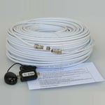 10M White Cable For Sky+ HD TV Link Magic Eye Kit, Everything You Need