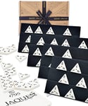 Jaques of London Premium Quality Triangle Dominoes - Full Size Heavy Weight Triangle Dominoes with FULL Rack Set - Quality Storage Bag…