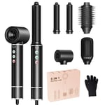 Air Styler 5 en 1, Hair Styler Set avec 110000 TR/MIN 20m/s Seche Cheveux, Brosse Soufflante, Brosse Chauffante Brushing, Air Fer A Boucler, Airstyler pour Sécher, Boucler, Lisser, Donner du Volume