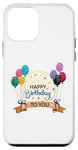 Coque pour iPhone 12 mini Fête d'anniversaire « Happy Birthday to You » pour enfants, adultes