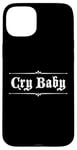 Coque pour iPhone 15 Plus Design gothique original CRY BABY