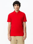 Lacoste Regular Fit Paris Stretch Polo Shirt, Red, Size L, Men