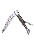 Laguiole pocket knife with corkscrew