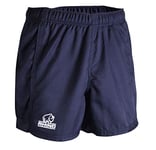 Rhino K-REY-RRC400SXSN Auckland Short de Rugby Unisexe Taille XS Mixte, Bleu, Bleu Marine