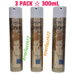 Loreal Elnett KRAFTIG Strong Hold Hair Spray 300mL ☆3 Pack ◇ KRAFTIG Strong Hold