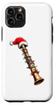 iPhone 11 Pro Flute Instrument Christmas Hat Xmas Case