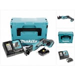 Makita - djr 183 RY1J Scie sabre sans fil 18V + 1x Batterie 1.5Ah + Chargeur + Coffret Makpac