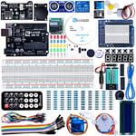 ELEGOO Carte Starter Kit de Démarrage Super avec Guide d'Utilisation Français pour Débutants et Professionnels Compatible avec Arduino IDE.