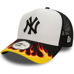 Casquette New-Era  Mlb flame trucker neyyan