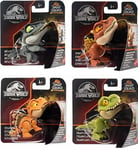 Jurassic World Pin Dinosaur 7cm Action Figure Snap Squad X4 Full Set Mattel