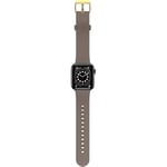 Otterbox Bracelet All Day pour Apple Watch Series 10/9/8/7/6/SE 2e gen/SE 1e gen/5/4-40mm/41mm/42mm, Bracelet de rechange en silicone doux au toucher durable pour Apple Watch, Beige clair