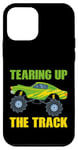 Coque pour iPhone 12 mini Monster Truck Kids Toddler Birthday School Boys