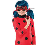 RUBIES - Miraculous Officiel - Kit Accesoires LadyBug enfant avec un Loup pailleté + un Yo-Yo + des Boucles d'oreilles à clip. Idéal pour Carnaval, Halloween ou aniiversaire LadyBug Miraculous