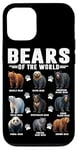 iPhone 12/12 Pro Bears Of The World Educational Types Of Bear Animals Lover Case