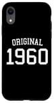 Coque pour iPhone XR Original 1960, 65 ans, pour homme femme, 65e anniversaire