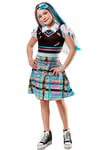 Frankie Stein Child Costume Monster High Girls Licensed Fancy Dress Outfit