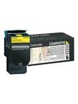 Lexmark - High Yield - yellow - original - Lasertoner Gul