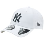 casquettes Femme, New Era 9TWENTY League Essentials New York Yankees Cap, Blanc