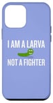 Coque pour iPhone 12 mini Inscription sarcastique amusante « I Am a Larva Not a Fighter »