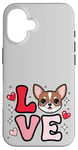 Coque pour iPhone 16 Chihuahua Love Chichi mignon Chichi Maman Filles Femmes