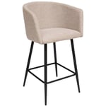 Atmosphera Créateur D'intérieur - Fauteuil de bar Marlo beige