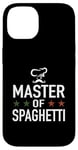 Coque pour iPhone 14 Master of Spaghetti Carbonara – Chapeau de chef de cuisine amusant Italie