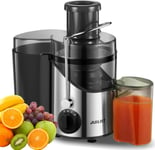 Juilist Juicer Machines, Centrifugal Juicers Whole Fruit and Vegetable Silver