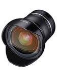 Samyang Syxp14-c XP 14 mm f/2,4 High Speed Objectif Grand Angle pour Canon EF avec Puce intégrée AE, Noir