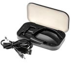vhbw Boîtier de charge compatible avec Plantronics Voyager Legend UC casque audio, oreillette, headset - Inclus câble USB, noir