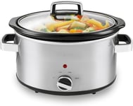 Stainless  Steel  Stew  and  Stir  Slow  Cooker  Cooking  Machine ,  Family  Siz