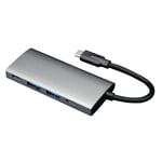 Plexgear 430 Hubb för USB-C och USB-A 4-vägs