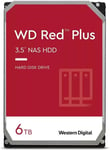 WESTERN DIGITAL WD Red Plus 6TB SATA 6Gb/s 3.5inch 258MB cache internal HDD Bulk