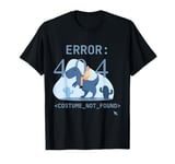 Error 404 Costume Not Found Funny Dinosaur Coding Computer T-Shirt