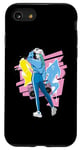Coque pour iPhone SE (2020) / 7 / 8 80s HipHop Girl Graffiti Boombox DJ 90s Breakdance Dancer