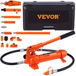 VEVOR 4 Ton Porta Power Kit, Portable Hydraulic Jack with 3.9 ft/1.2 m Oil Hose, Auto Body Frame Repair Kit with Storage Case for Car Repair, Truck, Farm (8800 LBS)