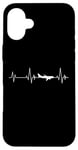 Coque pour iPhone 16 Plus Aviation Mode Aviation Enfants Flyer Heartbeat ECG