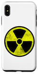Coque pour iPhone XS Max Symbole radioactif vintage vieilli - Symbole de danger biologique