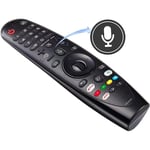 LG Magic Remote Fjärrkontroll kompatibel med många LG-modeller, Netflix och Prime Video Snabbknappar null ingen（Mus med röst） Style 1