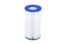 Bestway Flowclear™ Filterkartusche Gr. III, 10,6 x 20,3 cm, Blanc et Bleu