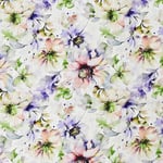 Lin/Viskose Jersey Stoff 1622 Blomster - 50cm