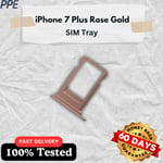 For Apple iPhone 7 Plus Replacement Sim Tray Holder Rose Gold Premium Quality UK