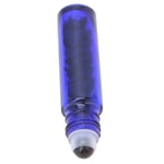 Professional Blue Essential Oil Roller Bottle Simple Portable Glass Roll On NDE